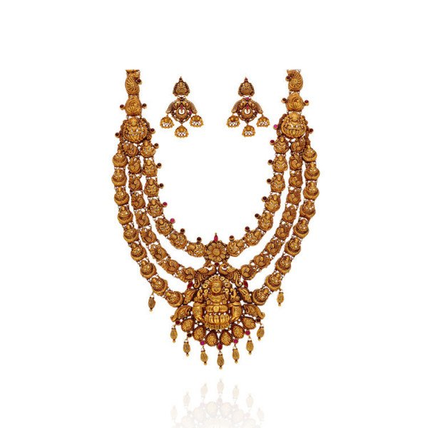 Temple Elegance Exquisite Gold Long Sets for Every Occasion