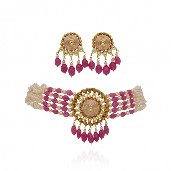 The Ultimate Expression of Luxury in a Gold Chikpati Set