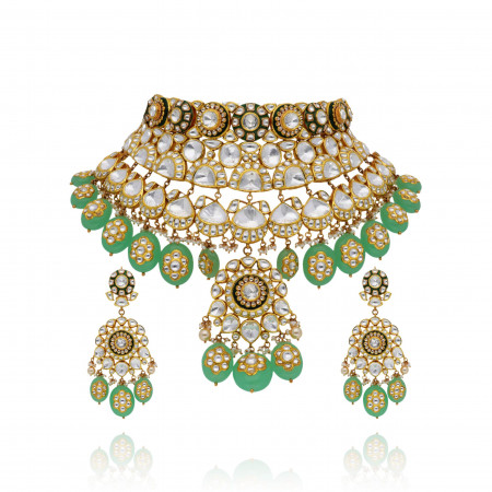 Eternal Elegance Kundan Bridal Gold Set