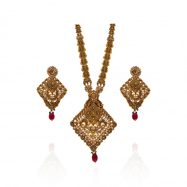 Sovereign Luxe Long Gold Chain Set