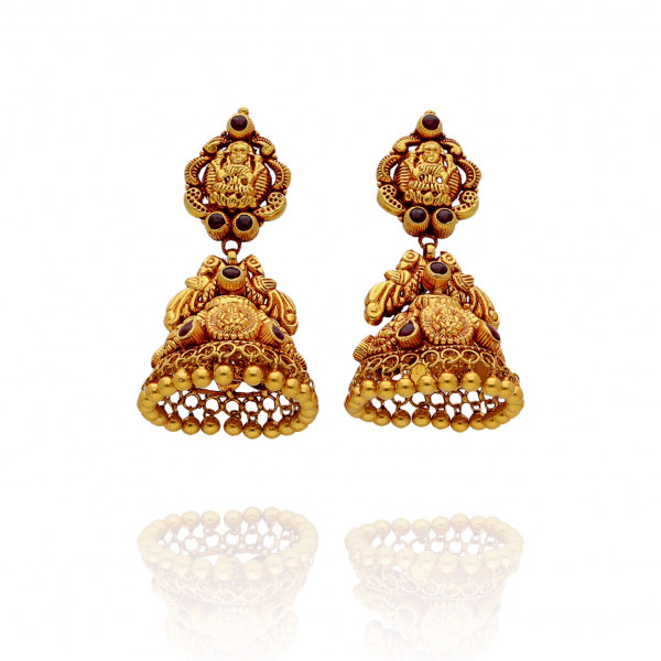 Heritage in Gold Temple Jhumki Reimagined