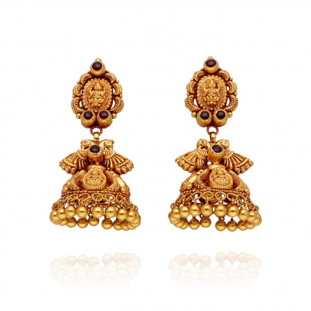 Golden Radiance Temple Jhumki