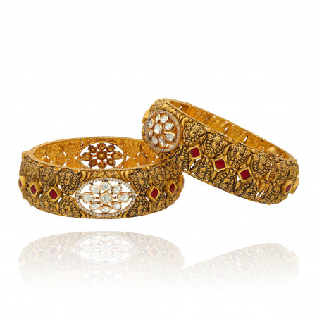 Radiant Gold Bands for Every Occasion Gold Bangles