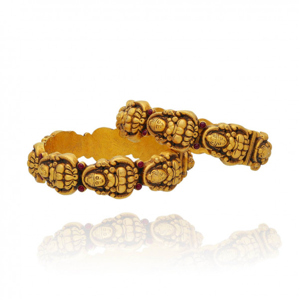 The Majestic Halo of Timeless Radiance Gold Bangles