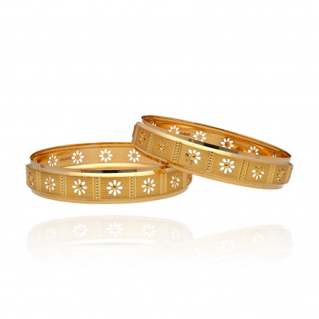 Gilded Dreams Bridal Bangles for Timeless Beauty