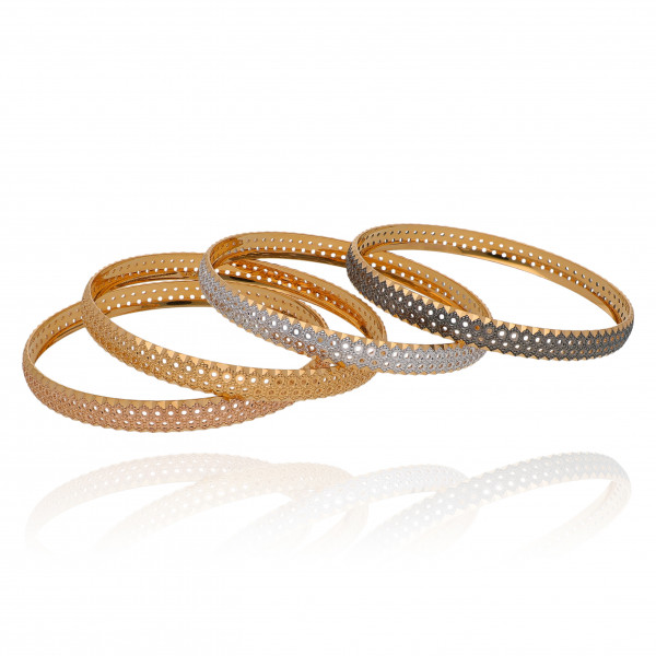 Gold Bangles That Shine with Grace