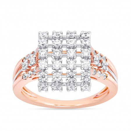 Crimson Brilliance Diamond Ring