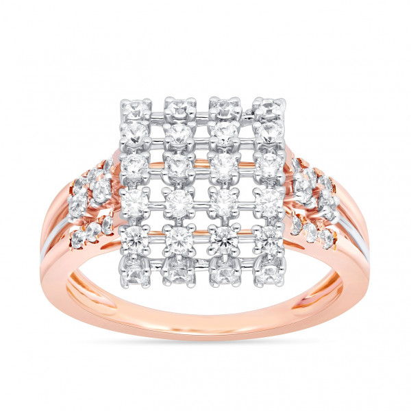 Crimson Brilliance Diamond Ring