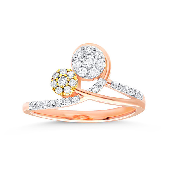 Golden Aura Diamond Ring