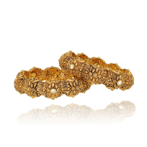 Auric Allure Gold Bangles for Your Big Day