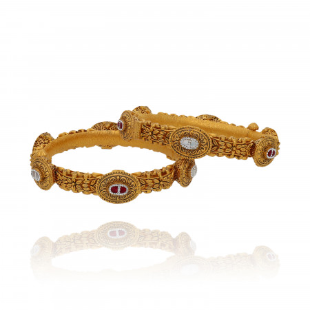 Timeless Trinkets Bridal Gold Bangle