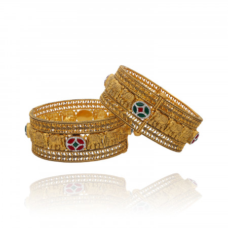 Golden Vows Bridal Bangles