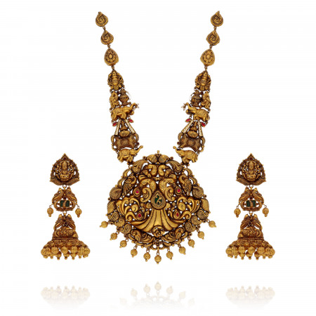 Godly Glam Temple Gold Necklace