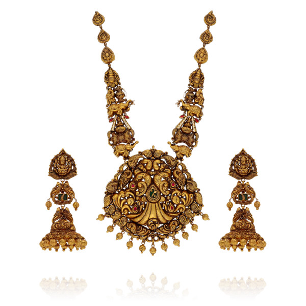 Godly Glam Temple Gold Necklace