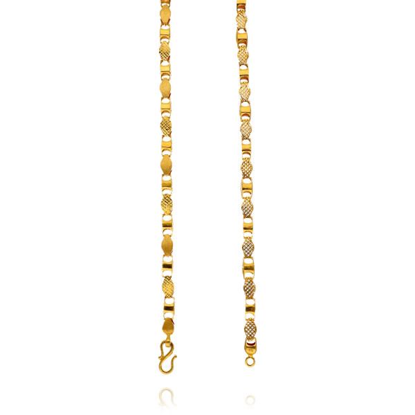 Sleek & Stylish Contemporary Gold Chain