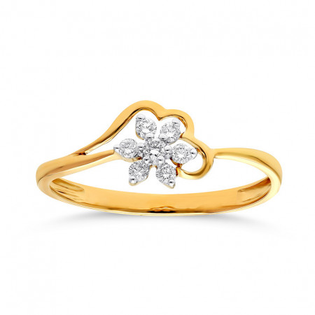 Glimmering Echoes Diamond Ring