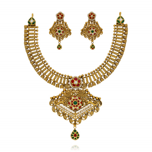 Golden Tranquil Bridal Necklace