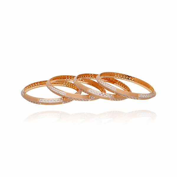 Majestic Mirage Gold Bangles for Women