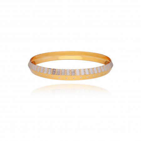 Power Aura Gold Kada for Men