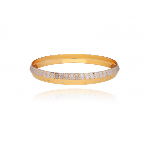 Power Aura Gold Kada for Men