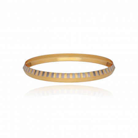 Phoenix Circle Gold Kada for Men