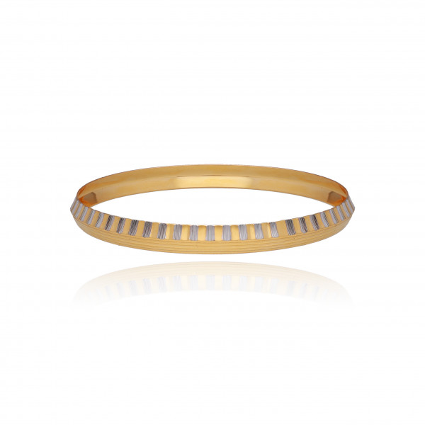 Phoenix Circle Gold Kada for Men