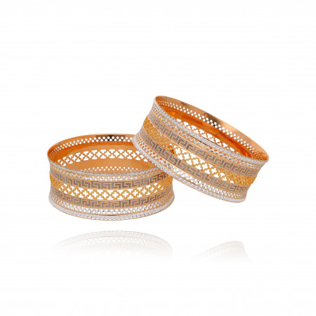 Opulent Grace Gold Bangles for Women