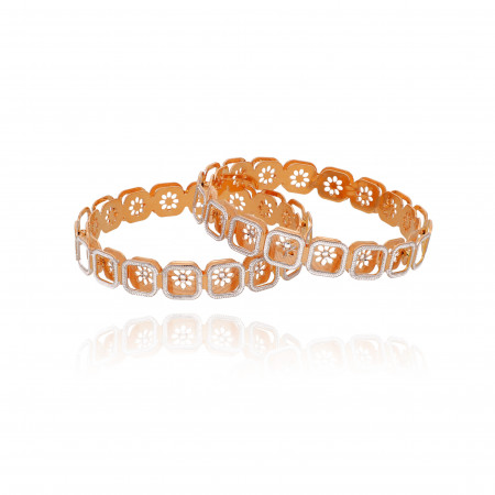 Majestic Vibe Gold Bangles for Women