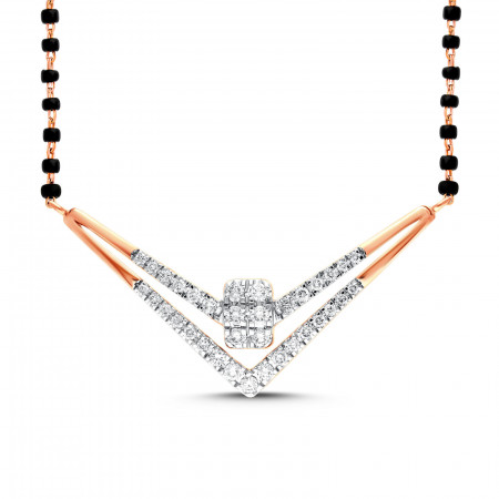 Shimmering Devotion Diamond Mangalsutra