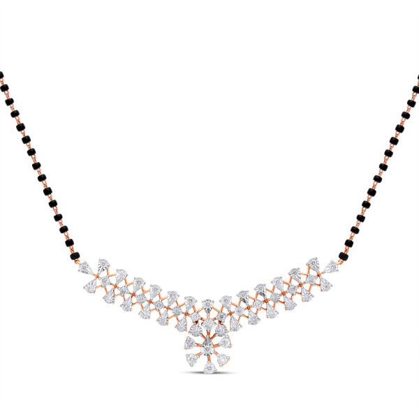 Glistening Commitments Diamond Mangalsutra