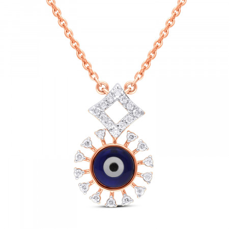 Guardian Glam Evil Eye Diamond Pendant