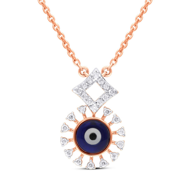 Guardian Glam Evil Eye Diamond Pendant