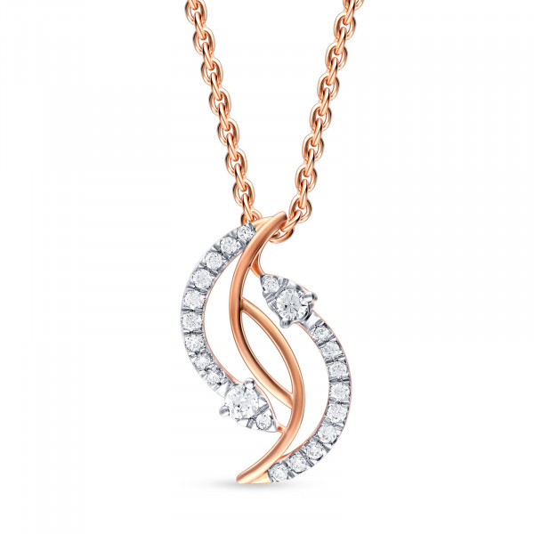 Dazzling Aura Diamond Pendant