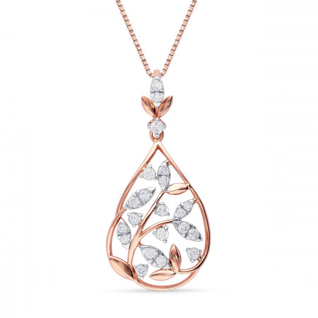 Nebula Bliss Diamond Pendant and Earrings Set