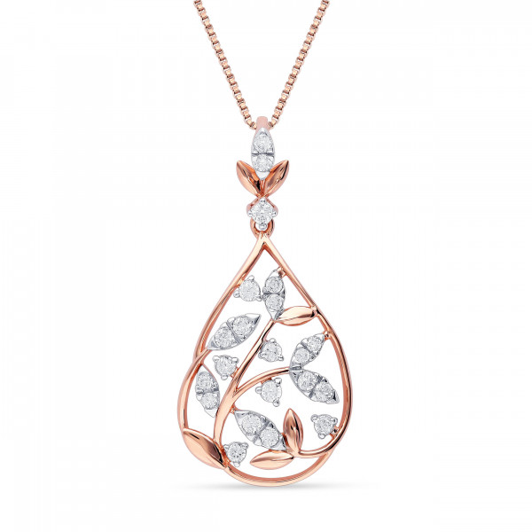 Nebula Bliss Diamond Pendant and Earrings Set