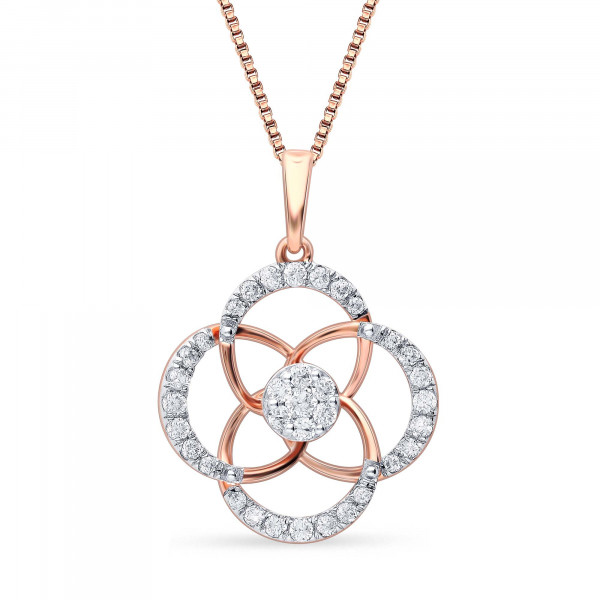 Cosmic Radiance Diamond Pendant and Earrings Set