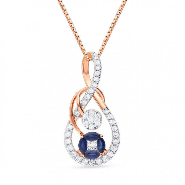 Starry Dreams Diamond Pendant and Earrings Set