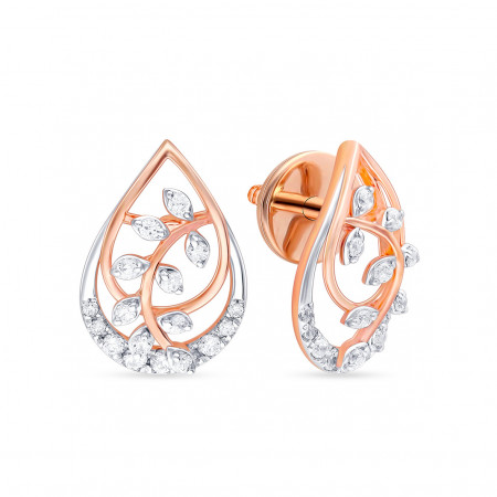 Elysian Glow Diamond Pendant and Earring Set