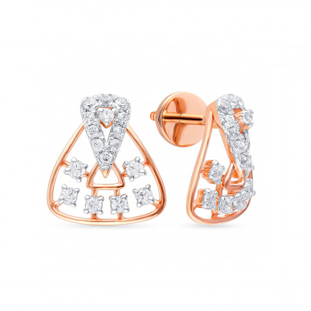 Celestial Essence Diamond Pendant and Earrings Set