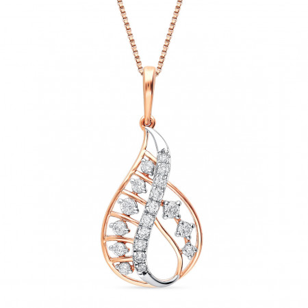 Luminous Nebula Diamond Pendant and Earring Set