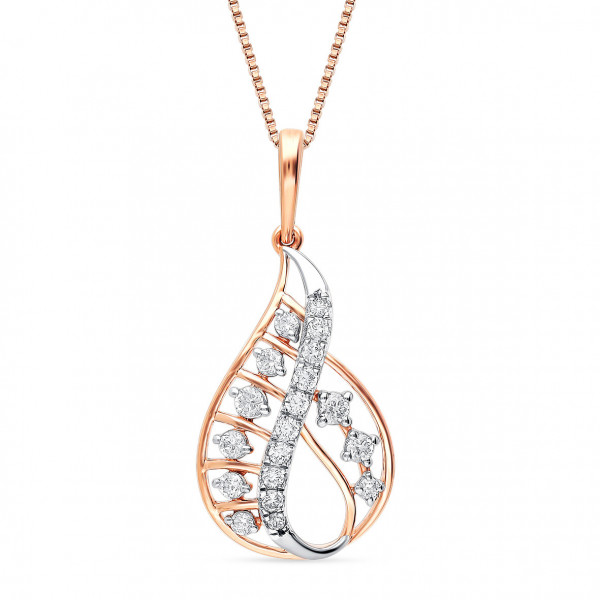 Luminous Nebula Diamond Pendant and Earring Set