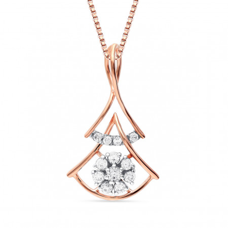 Nebula Essence Diamond Pendant with Earring Set