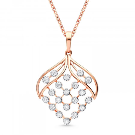 Fleeting Stardust Diamond Pendant with Earring Set