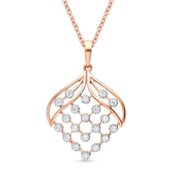 Fleeting Stardust Diamond Pendant with Earring Set