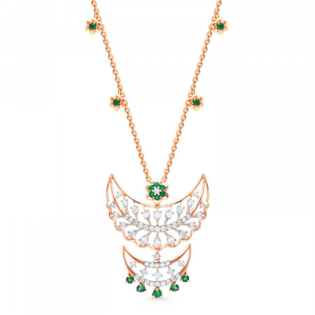 Whimsy in Radiance Diamond Pendant With Earring Set