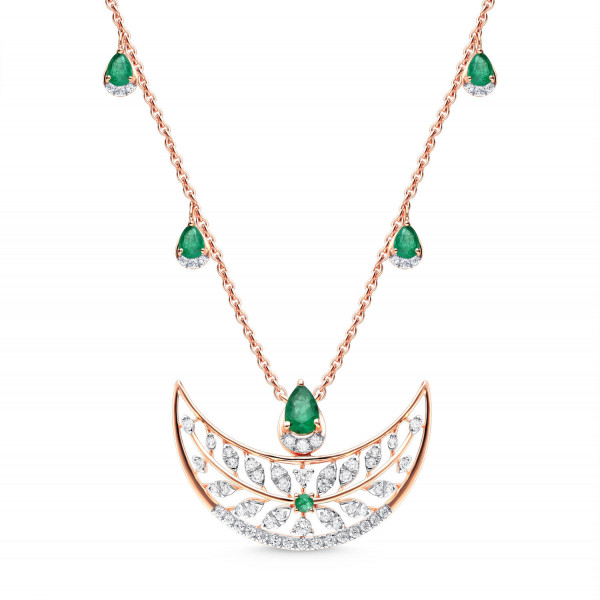 Seraphic Light Diamond Pendant with Earring Set