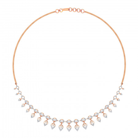 Glimmering Oasis Diamond Necklace Set