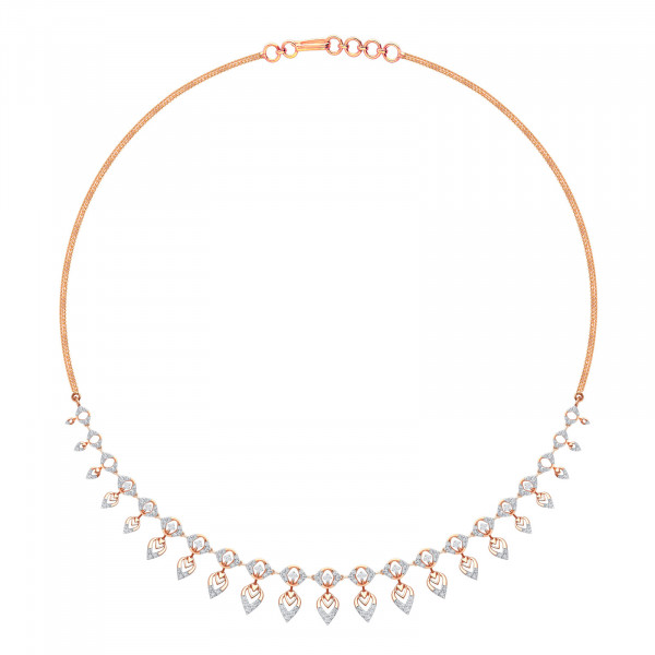 Glimmering Oasis Diamond Necklace Set