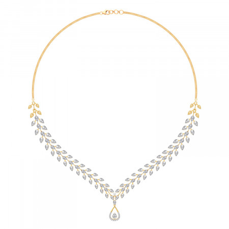 Dazzling Meadow Diamond Necklace Set