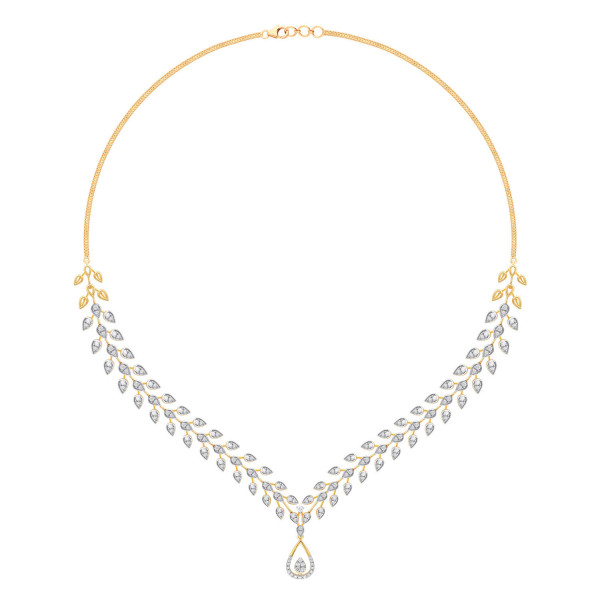 Dazzling Meadow Diamond Necklace Set